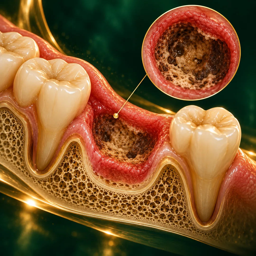Assessment of dry socket after a dental extraction by a maxillofacial surgeon in Cancún