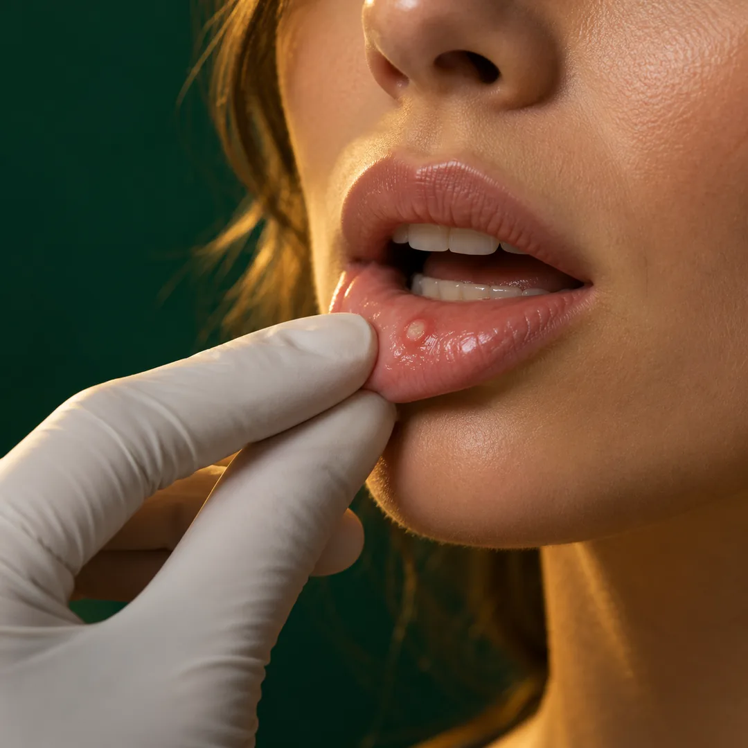 Valoración de una llaga en la boca que no cierra por cirujana maxilofacial en Cancún